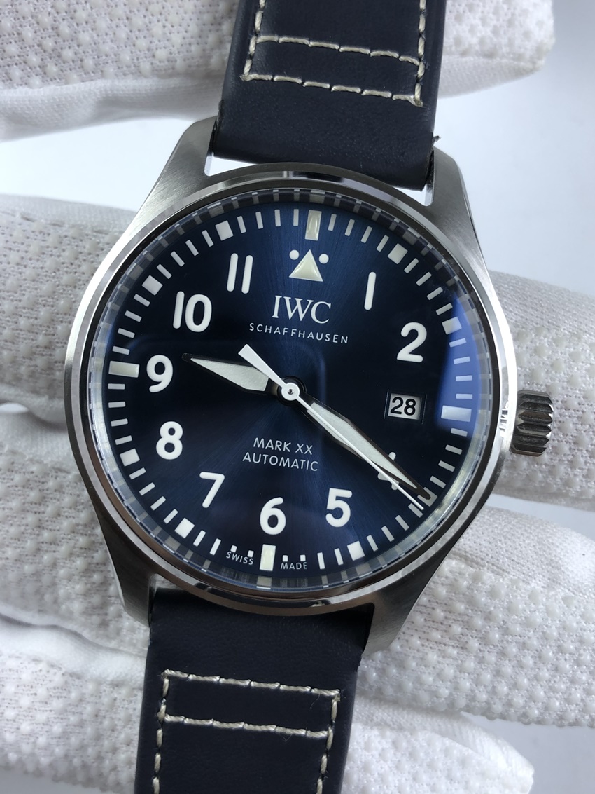 NO.M+공장 IWC 마크 블루다이얼