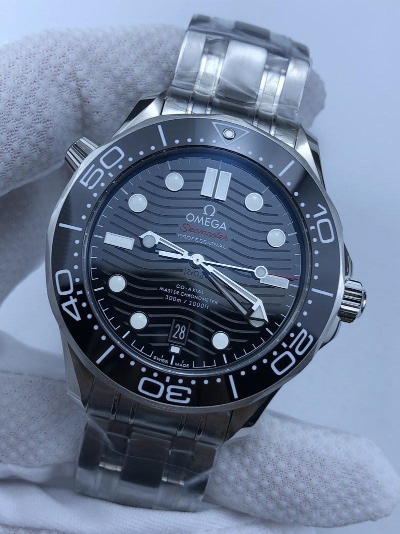 (준비완료/특급배송/예상수령7일)NO.292/ZF공장 오메가 시마스터 300M 블랙 Seamaster Diver 300M