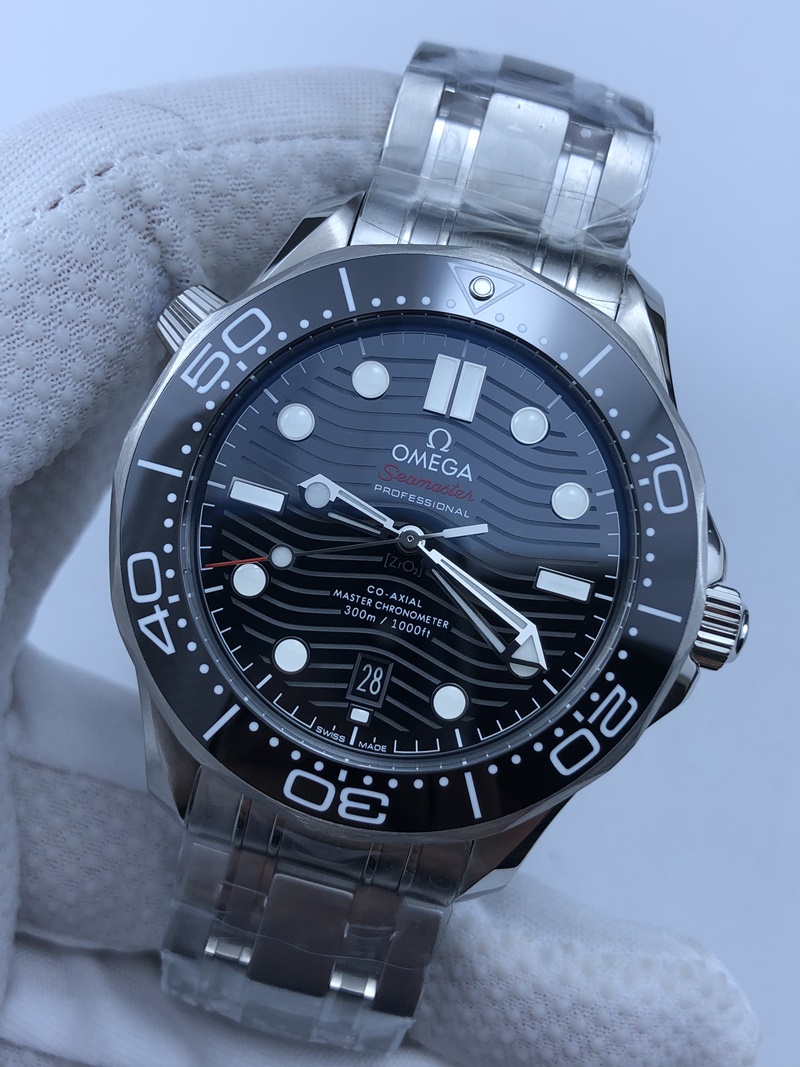 (준비완료/특급배송/예상수령7일)NO.310/ZF공장 오메가 시마스터 300M 블랙 Seamaster Diver 300M