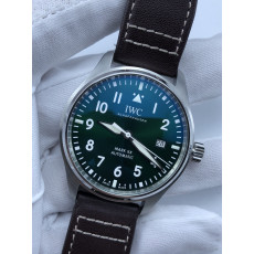 (준비완료/특급배송/예상수령7일)NO.344/ZF공장 IWC 마크20 그린다이얼 Pilot Mark XX IW328205 ZF 11 Best Edition Green Dial on Brown Leather Strap A32111