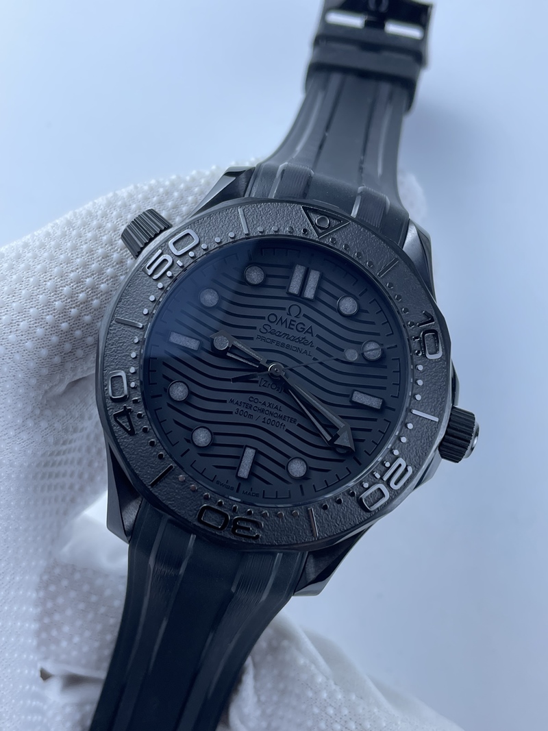 (준비완료/특급배송)NO.1518/VS공장 Seamaster 300m 43.5mm Black Ceramic