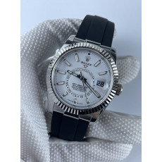 (준비완료/특급배송)NO.2043/ZF공장 롤렉스 Sky-Dweller 336239 SS ZF 11 Best Edition White Dial on Oysterflex Strap A23J (Gain Weight)