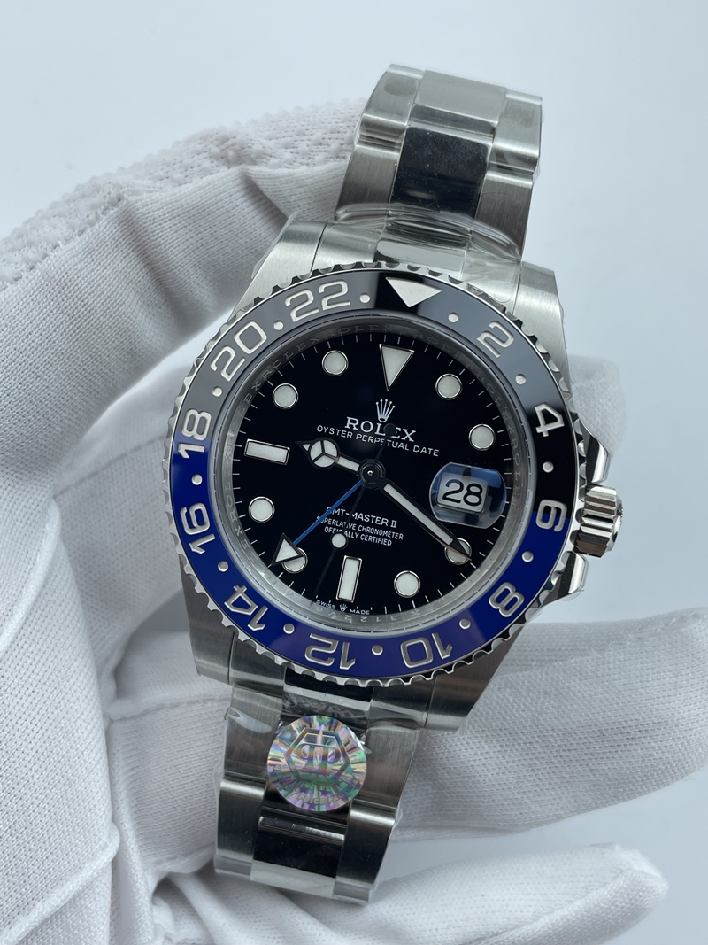 (준비완료/특급배송)NO.3456/롤렉스 배트걸 지엠티마스터2 126710BLNR QP공장